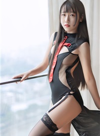 不呆猫 NO.008 连体黑丝